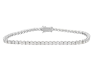 Jewellery - TENNIS BRACELET, 18K white gold - View 1
