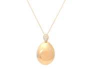 Jewellery - PENDANT/CHAIN, 18K gold with 27 brilliant cut diamonds 0,08 ctw - View 1