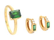 Jewellery - JEWELLERY SET, gilt sterling silver - View 1