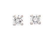 Jewellery - SOLITAIRE EARRINGS, 18K white gold - View 1