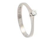 Jewellery, SOLITAIRE RING, 18K white gold, in auction: General – Tuesday 20 January 2026