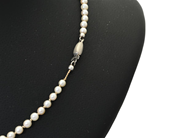 Jewellery - PEARL NECKLACE, clasp in 18K white gold - View 2