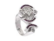 Jewellery - RING, 18K white gold - View 1