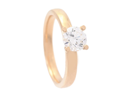 Jewellery - SOLITAIRE RING, 18K gold - View 1