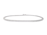 Jewellery - TENNIS BRACELET, 18K white gold - View 1