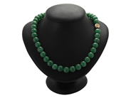 Jewellery, NECKLACE, beads of aventurine quartz 11 mm, in auction: General – Tuesday 9 December