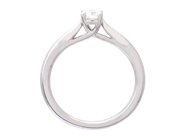 Jewellery - SOLITAIRE RING, 18K white gold - View 2