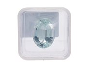 Gemstones - LIGHT AQUAMARINE, oval-cut - View 1