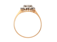 Jewellery - CLUSTER RING, 18K gold - View 2