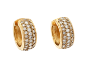 Jewellery, EARRINGS, 18K gold, in auction: Christmas – Saturday 13 December