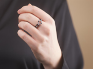 Jewellery - RING, 18K white gold - View 3