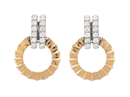Jewellery - EARRINGS, 18K gold/white gold - View 1