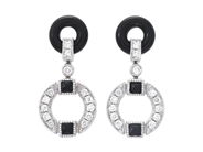 Jewellery - EARRINGS, 18K white gold - View 1
