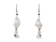 Jewellery - EARRINGS, 18K white gold - View 1