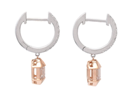 Jewellery - EARRINGS, 18K white gold/rose gold - View 2