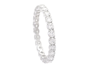 Jewellery - FULL ETERNITY RING, 18K white gold 25 brilliant cut diamonds 1,38 ctw - View 1