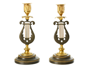 Curio, CANDLESTICKS, one pair, in auction: Decorative – Saturday 10 January 2026