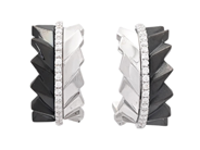 Jewellery - EARRINGS, 18K white gold - View 1