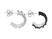 Jewellery - EARRINGS, 18K white gold - View 2