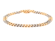 Jewellery, BRACELET, 18K gold/white gold, in auction: Lilla jewellery – Tuesday 13 January