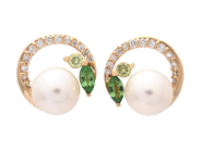 Jewellery - PEARL EARRINGS, 18K gold - View 1