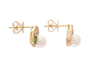 Jewellery - PEARL EARRINGS, 18K gold - View 2