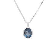 Jewellery - PENDANT/CHAIN, 18K white gold - View 1