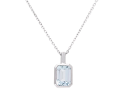 Jewellery - PENDANT/CHAIN, 18K white gold - View 1