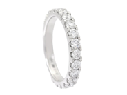 Jewellery - FULL ETERNITY RING, 18K white gold - View 1
