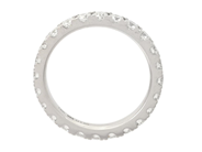 Jewellery - FULL ETERNITY RING, 18K white gold - View 2