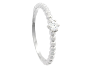 Jewellery - SOLITAIRE RING, platinum - View 1