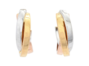 Jewellery - EARRINGS, 18K gold/white gold/rose gold - View 1