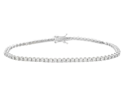 Jewellery - TENNIS BRACELET, 18K white gold - View 1