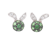 Jewellery - EARRINGS, 18K white gold - View 1