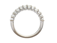 Jewellery - ETERNITY RING, 18K white gold - View 2