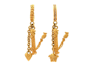 Jewellery, EARRINGS, VERSACE, in auction: Fashionable – Thursday 18 December