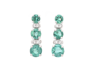 Jewellery - EARRINGS, 18K white gold - View 1