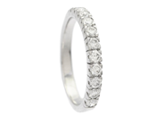 Jewellery, ETERNITY RING, 18K white gold, in auction: Christmas – Saturday 13 December