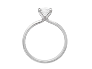 Jewellery - SOLITAIRE RING, platinum - View 2