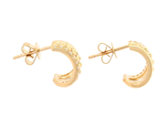 Jewellery - EARRINGS, 18K gold with 24 brilliant cut diamonds 0,18 ctw - View 2