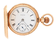 Watches, ELGIN, pocket watch, in auction: Watches – Saturday 3 January 2026