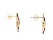 Jewellery - EARRINGS, 18K gold with 16 blue sapphires 1,92 ctw - View 2