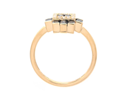 Jewellery - EARRINGS, 18K gold 10 blue sapphires 1,22 ctw - View 2