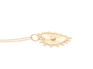 Jewellery - PENDANT/CHAIN, heart 18K gold with 46 brilliant cut diamonds 0,49 ctw - View 2