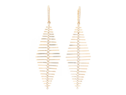 Jewellery - EARRINGS, 18K gold with 76 brilliant cut diamonds 0,32 ctw - View 1