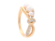 Jewellery - PEARL RING, 18K gold - View 1