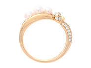 Jewellery - PEARL RING, 18K gold - View 2