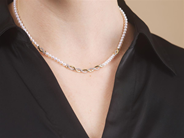 Jewellery - NECKLACE, 18K gold/white gold - View 3