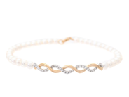 Jewellery - PEARL BRACELET, 18K gold/white gold - View 1