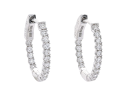 Jewellery, HOOP EARRINGS, 18K white gold, in auction: Modern – Saturday 20 December 2025